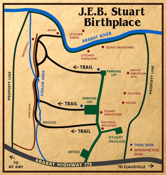 Laurel Hill - Birthplace Of General J.E.B. Stuart, CSA